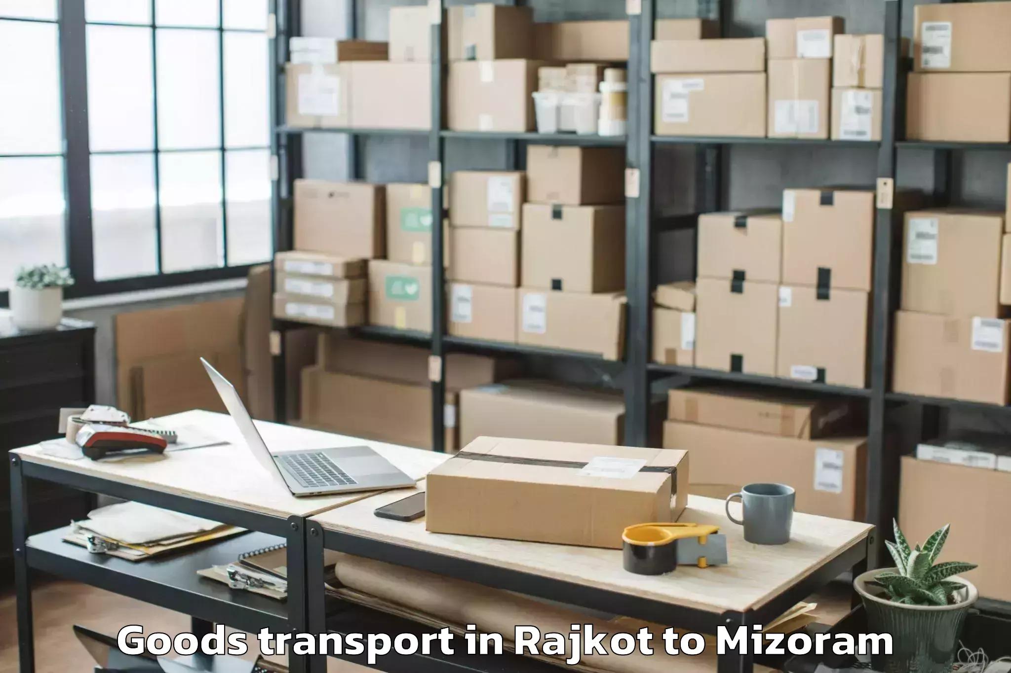 Professional Rajkot to Aizawl Goods Transport